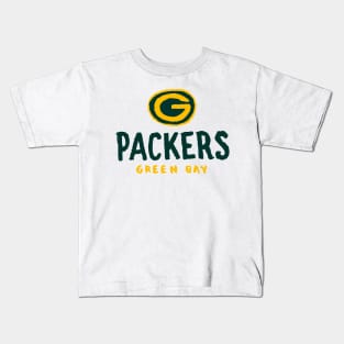 Green Bay Packeeeers 09 Kids T-Shirt